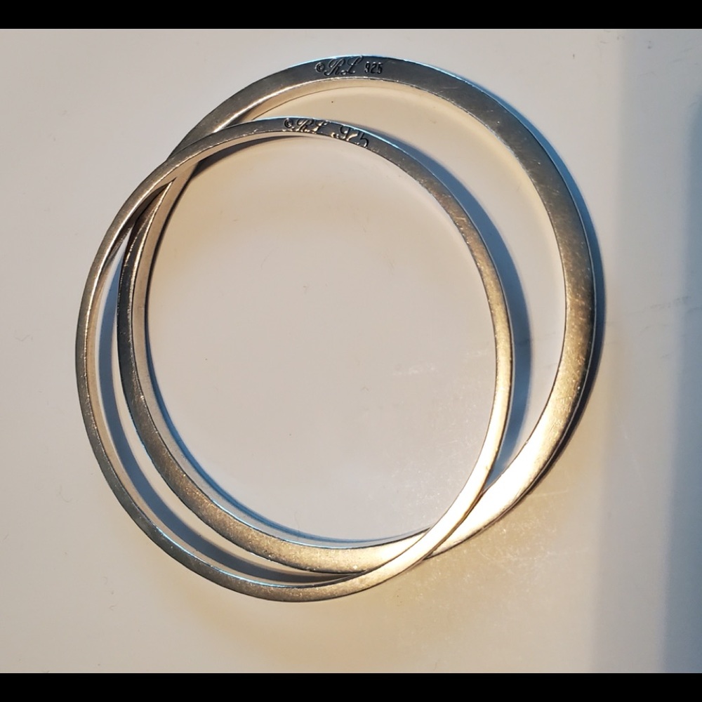 Set of 2 Ralph Lauren Sterling Silver bangles